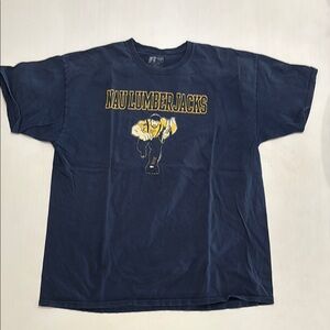 NAU Lumberjacks Logo Tee. 100% cotton. Men's XXL. Excellent condition. Go Jacks!